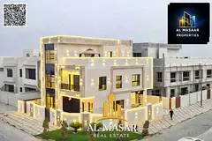 An excellent villa in the Al Zahia area. It is a corner villa situated on two streets and features a