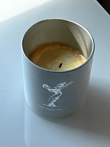 Used Scented Candle in Metal Container (partially used)