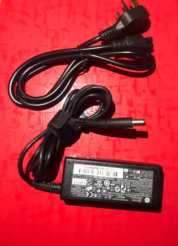 HP Laptop AC Adapter / Charger with Power Cord - Good Working Condition
