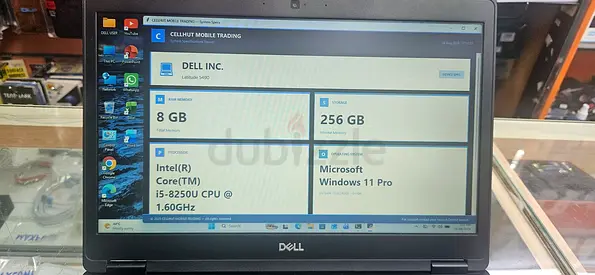 Used DELL Latitude 5490 for sale.