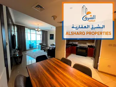 استمتع بأسلوب حياة راقٍ في واحدة من أفخم الشقق المفروشة على كورنيش عجمان داخل أبراج الريزيدنس، حيث تجمع بين المساحات الواسعة، والإطلالة البحرية المباش