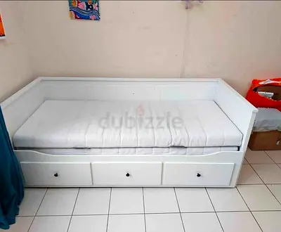 Ikea Malm bed with mattress queen size