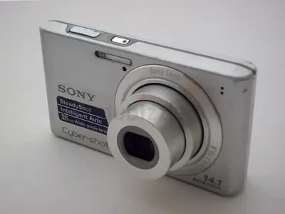 Sony Cyber-shot DSC-W610 - 14.1MP Compact Digital Camera - Silver - Ready to Use