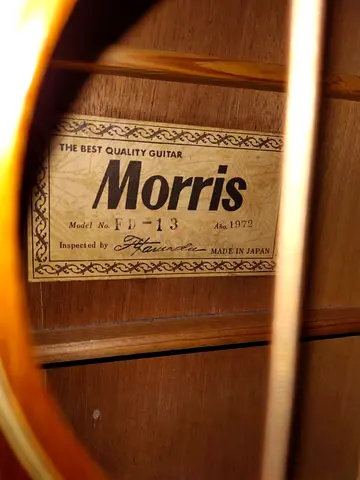 Morris FD-13 Acoustic Guitar (Made in Japan, 1972)