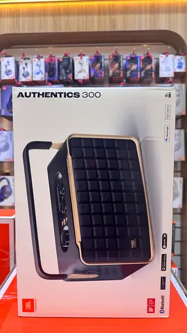 JBL Authentics 300 Retro Style Wireless Bluetooth/Wi-Fi Home Speaker