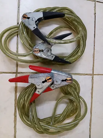 Pair of Heavy Duty Jumper Cables Battery Cable Cheap price 20.00 Aed