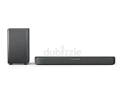 Philips 2.1 Channel Dolby Digital Plus Sound Bar TAB5309/10,Wireless Sub-Woofer, Wall Mountable, Blu