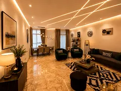 Three bedrooms, a living room, and a maid's room for sale in Al Nuaimiya Towers. Excellent finishing