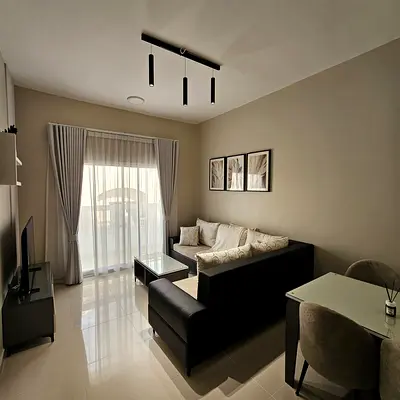 1BHK apartment for monthly rent | Ajman - Al Jurf 2 | Includes bills and internet - Book now ✅ The apartment is fully furnished