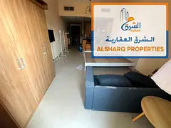 Excellent Studio Apartment for Annual Rent in Al Nuaimiya 1, Ajman ✨ Tower C | Fully Furnished | P