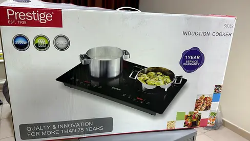 Prestige Double Induction Cooker - 2 Burner Induction Hob (Like New) 2800W