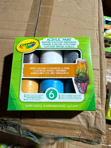 Crayola Earth Colours Acrylic Paint Set