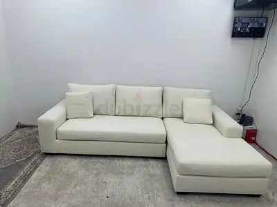 Pottery barn lshape comfortable sofa