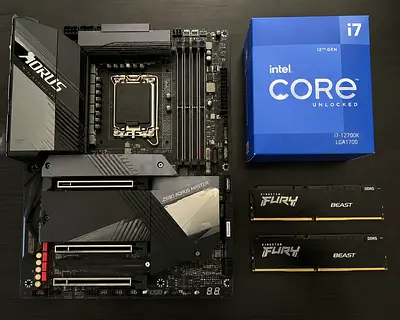 I7 12700kf + Z690 Aorus Master + 32GB DDR5