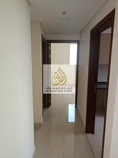 One-bedroom apartment with a living room and two bathrooms; first-time occupancy; located in Al Jurf