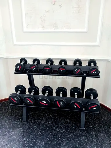 Dumbbell set 2.5kg — 15kg with rack ( 6pairs)