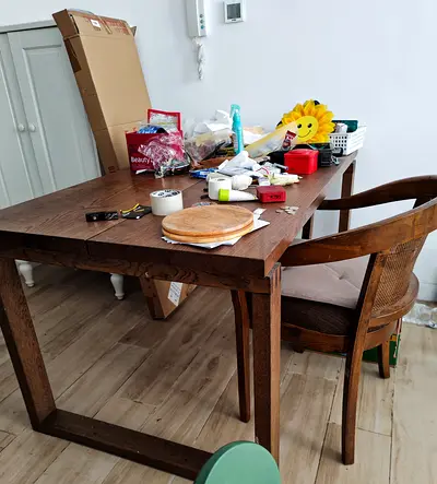 Solid Wood Table and Chairs