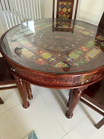 Dining table with four chairs for sale