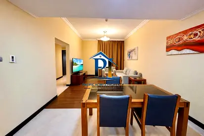 Fully furnished / Ac free / 1 bhk with 2 bathroom / gym pool parking
