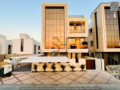 Villa for sale opposite a garden, including registration fees, electricity, water and air condition