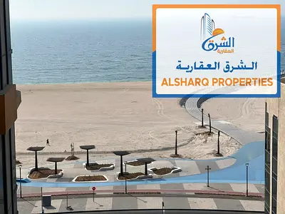 شقة راقية كورنيش عجمان_اطلاله بحر_أول صف علي شاطئ  عجمان_45 الف على 6 دفعات