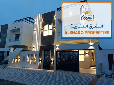 فيلا مفروشة بالكامل 5 غرف نوم، مجلس، صالة واسعة، غرفة خادمة، تشطيبات فاخرة، مساحات كبيرة، موقع هادئ وسهولة الوصول إلى الشارقة ودبي.