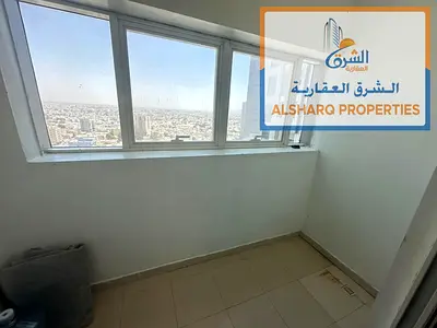 سيتي تاور عجمان غرفتين وصالة مفروشة بالكامل مع بلكونة وحمامين وإطلالة مميزة جاهزة للسكن في برج B2