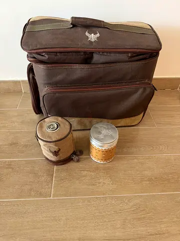 Alhor Brown canvas camping bag