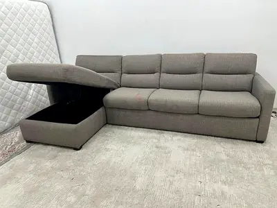 Same like new condition marina home lshape sofa bed