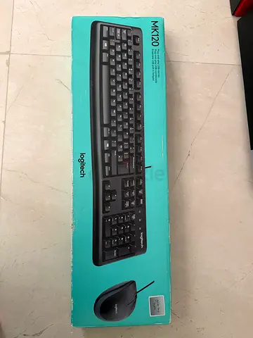 Logitech MK120 Wired Keyboard & Mouse Combo - New in Box