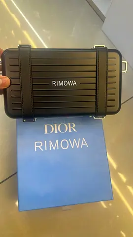 Rimowa black aluminum