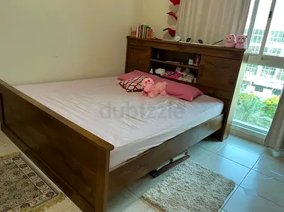 Pan Emirates 180 x 200 Bed Wooden Bedframe with storage