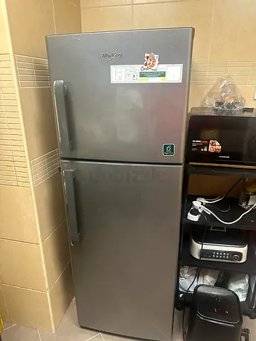 Whirlpool double-door refrigerator - good working condition