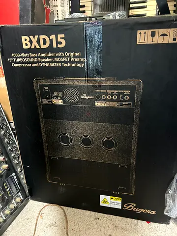 BXD15 1000W Bass Amplified Subwoofer Speaker - 15 inch (boxed)