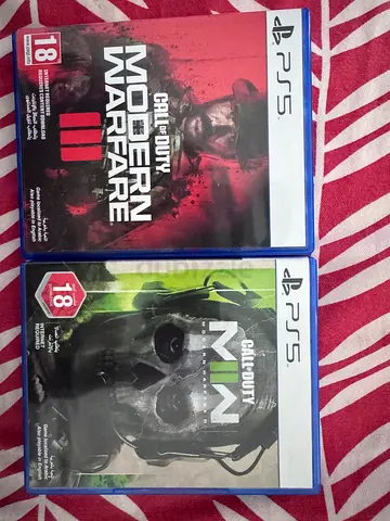 Two PS5 Call of Duty games - Modern Warfare III and Modern Warfare II (physical)