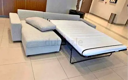Brand new condition sofa bed with storage l shaped ikea vimle