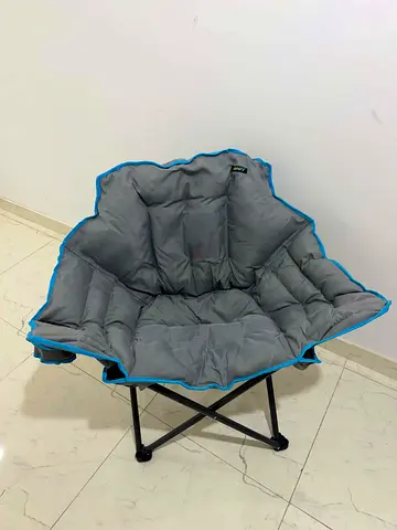 Padded Folding Camping Moon Chair
