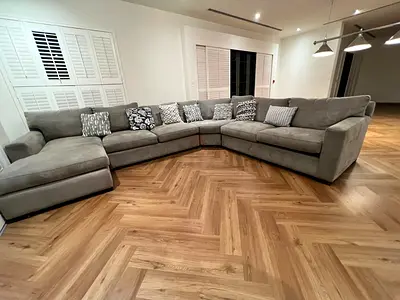 Excellent condition Crate&barrel U Shape sofa