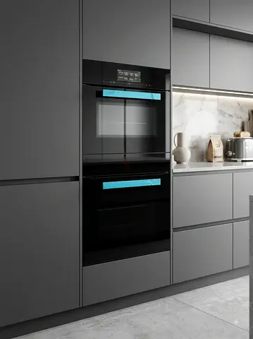Miele Latest Model Built-in Electric Oven & Microwave Set – Black Glass Finish | Good Condition