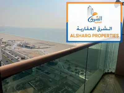 Direct Sea View on Ajman Corniche | Spacious 2 Bedroom Apartment | Balcony | Master Bedroom | Parking