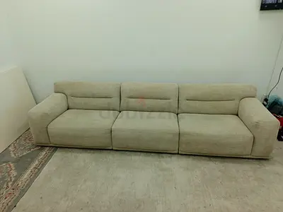Marina home beige 4 seater sofa