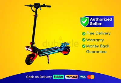 Wind Horse Electric Scooter 3600W 65KM Range 80KM Speed, H8 - Red | Brand New |  Warranty | FREE  De