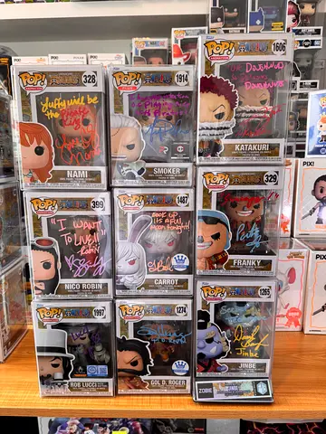 One peice signed funko pop