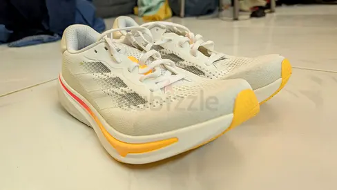 100% Original adidas Supernova Rise Running Shoes – Cloud White / Yellow | Size 42