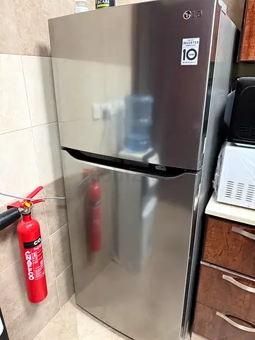 LG Stainless Steel Fridge - Excellent Working Condition