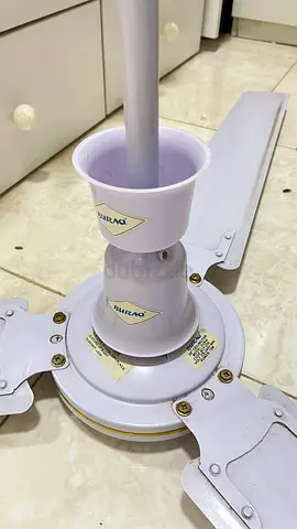 Used Buraq Ceiling Fan - 3-Blade, Working Condition
