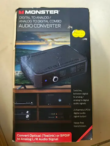 Monster Digital to Analog & Analog to Digital Audio Converter