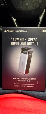 Anker PowerCore 737 power bank 24000 mah 140W brand new