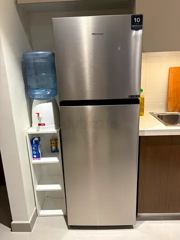 Hisense Double Door Refrigerator Inverter (Stainless Steel - 170x60x63 cm)