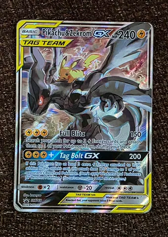 Pikachu and Zekrom GX SM168